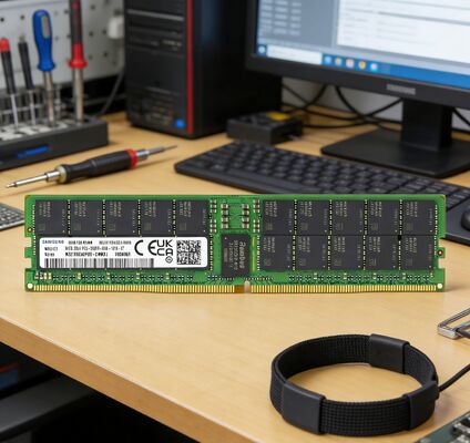 Samsung M321R8GA0PB0-CWMCJ 64 Go DDR5 5600MT/s (PC5-44800) ECC RDIMM 2Rx4 1.1V Mémoire RAM du serveur