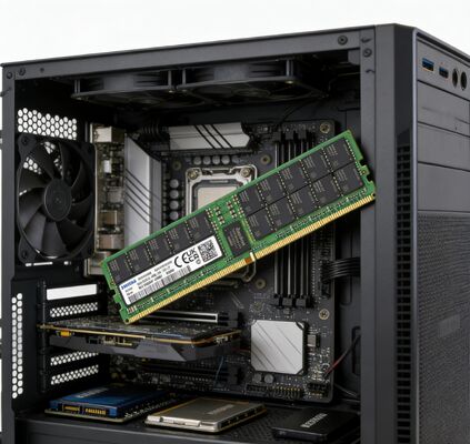 Samsung M321R8GA0PB0-CWMCJ 64 Go DDR5 5600MT/s (PC5-44800) ECC RDIMM 2Rx4 1.1V Mémoire RAM du serveur