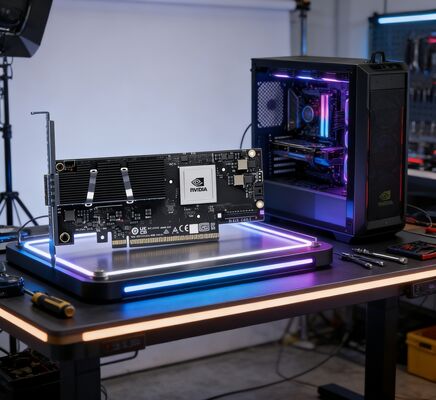 NVIDIA C8220 ConnectX‐8 SuperNIC 200GbE/400GbE NDR200 carte réseau InfiniBand PCIe 6.0 QSFP112