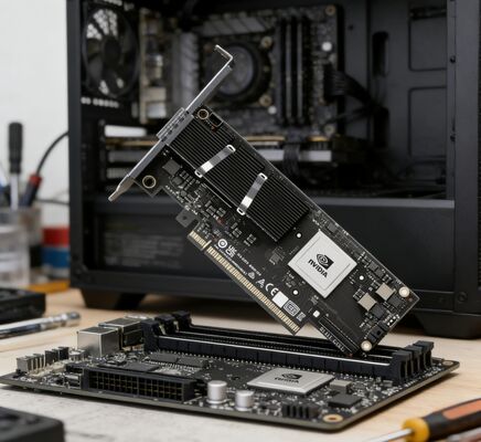 NVIDIA C8220 ConnectX‐8 SuperNIC 200GbE/400GbE NDR200 carte réseau InfiniBand PCIe 6.0 QSFP112