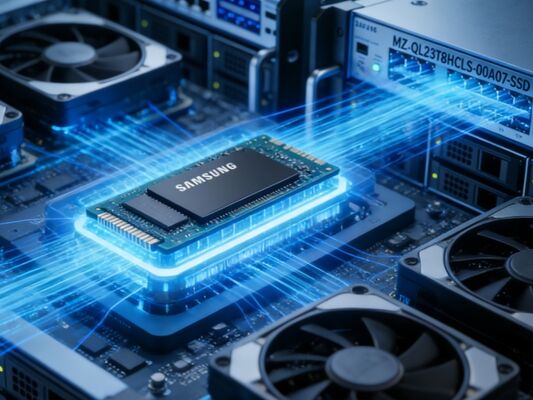 Samsung MZQL23T8HCLS-00A07 3.84TB SSD d'entreprise U.2 PCIe 4.0 NVMe 1.0 DWPD Garantie de 5 ans Disque d'état solide