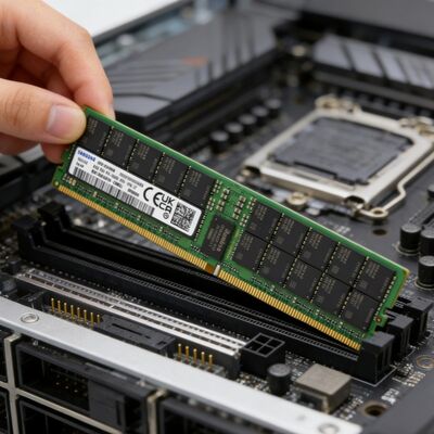 Samsung M321R8GA0PB0-CWMCJ 64GB DDR5 ECC RDIMM 288-Pin pour le serveur d'entreprise