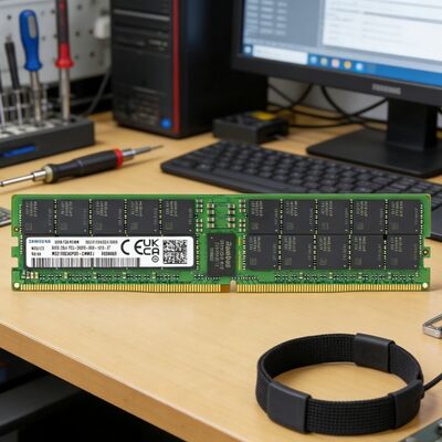 Samsung M321R8GA0PB0-CWMCJ 64GB DDR5 ECC RDIMM 288-Pin pour le serveur d'entreprise