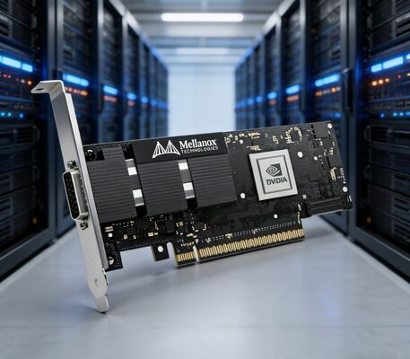 Adaptateur NDR VPI 400 Go MCX75310AAS-NEAT ConnectX-7 OSFP unique pour cluster de centre de données AI HPC