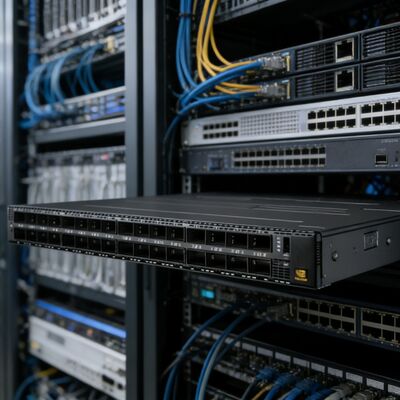 NVIDIA Quantum-2 NDR IB Switch MQM9790-NS2R 32 OSFP 400Gb pour le groupe de centres de données IA hyperscale HPC de DGX