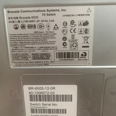 Commutateur de la Manche de fibre de BR-6505-12-16G-0R 16gb