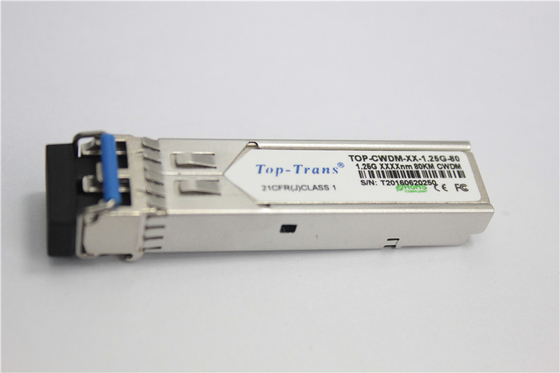 mode unitaire optique d'Ethernet rapide du connecteur 80Km de la fibre LC de module d'émetteur-récepteur de 1.25g SFP
