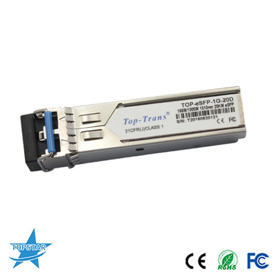10GBASE-T module optique de la fibre SFP de l'émetteur-récepteur RJ45 de l'en cuivre SFP+ double