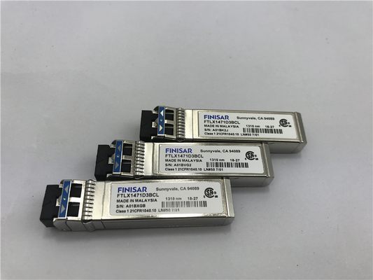Fibre de l'émetteur-récepteur 10Km 1310nm SFP des modules 10G de Finisar FTLX1471D3BCL
