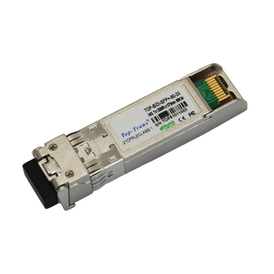 connecteur optique du duplex LC de l'émetteur-récepteur SFP de 10Gb/S 60km BIDI