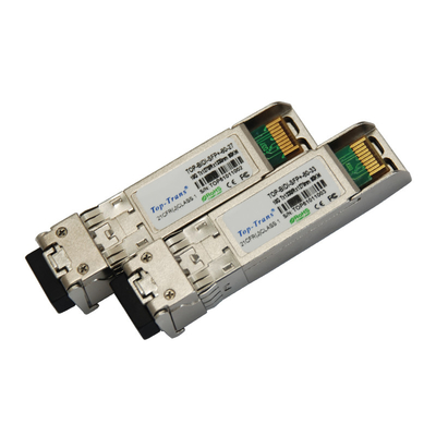 connecteur optique du duplex LC de l'émetteur-récepteur SFP de 10Gb/S 60km BIDI