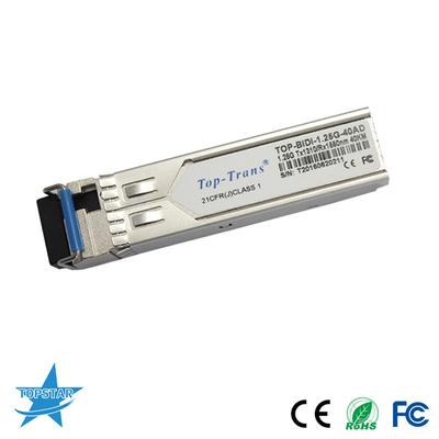 émetteur-récepteur du module 1.25G 40KM SMF de 1310nm 1490nm BIDI SFP