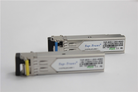 émetteur-récepteur du module 1.25G 40KM SMF de 1310nm 1490nm BIDI SFP