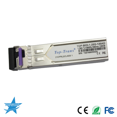module optique de l'émetteur-récepteur 1.25G Bidi SFP de 1310/1550nm 120KM SFP