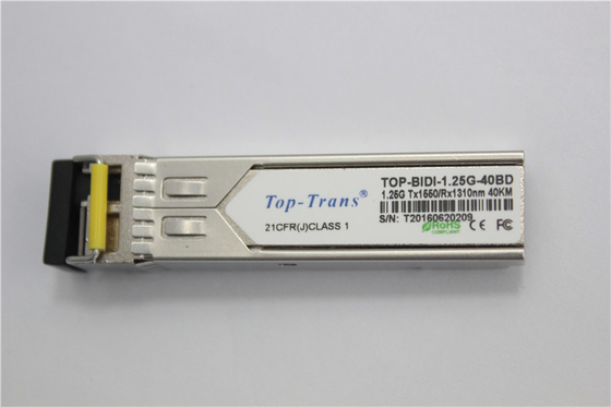 émetteur-récepteur bidirectionnel 1.25Gbps Tx1490nm Rx1310nm de 40km SFP