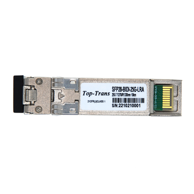 fibre simple optique de l'émetteur-récepteur 20KM ECPRI de 5G Fronthaul 25G BIDI SFP28