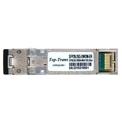 bande 40KM SMF double LC DOM For 5G IoT Access des émetteurs-récepteurs 25GBASE CPRI C de 25g Sfp28 DWDM