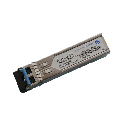 Émetteur-récepteur optique compatible SMF SFP 1.25G 1310nm 10km de FTLF1318P2BTL SFP