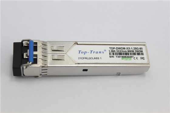 que l'on peut brancher chaud optique duplex de l'émetteur-récepteur 80Km de 1.25G DWDM SFP LC SFP