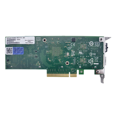 2 adaptateur réseau convergé par Ethernet gauche X710DA2 de 10GB SFP+ PCle Intel