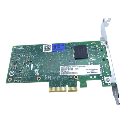 I350-T2 2 carte réseau de l'adaptateur I350 de serveur d'Ethernet du port 1GB SFP+ PCle